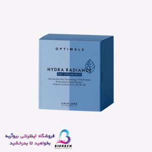 کرم روز آبرسان هیدرا رادیانس اپتیمالز اوریفلیم Optimals Day Cream Oriflame کد مرجع 42588