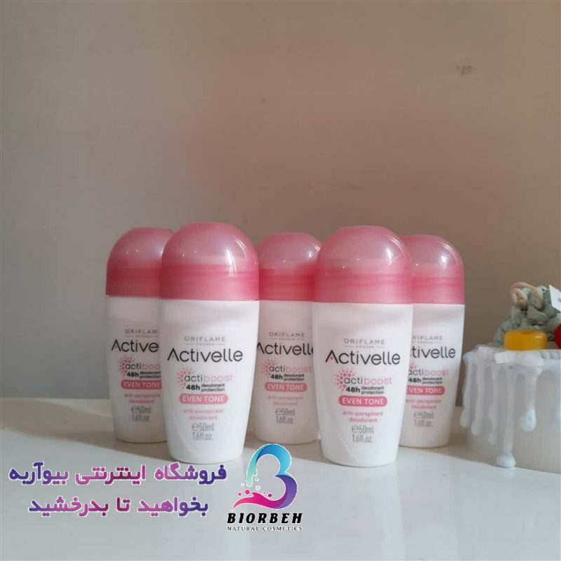 مام ضد تعریق اوریفلیم مام دئودورانت و ضد تعریق رولی صورتی اکتیول اوریفلیم ماندگاری 48 ساعته کد مرجع:33134