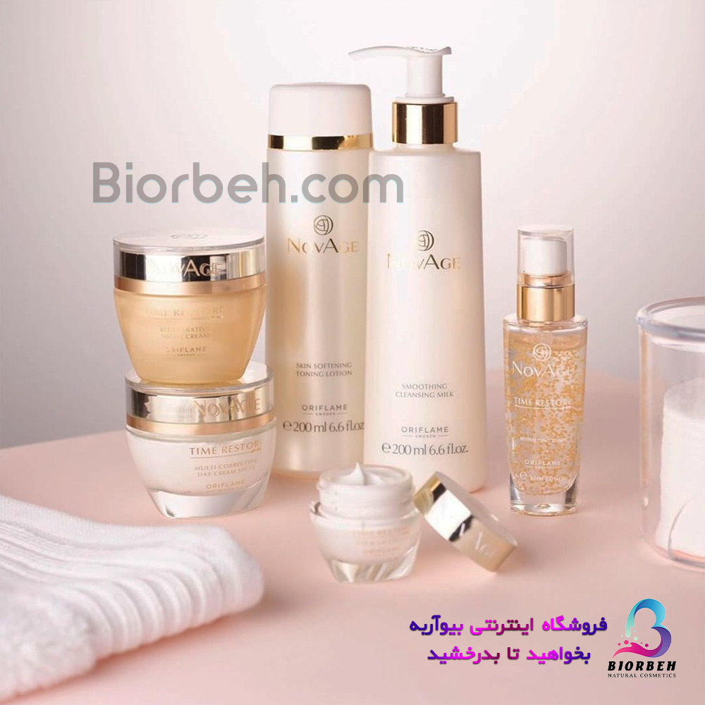 ست ضدپیری تایم ریستور ناویج اوریفلیم 3 Oriflame Time Restore Anti-Aging Set Code 31774