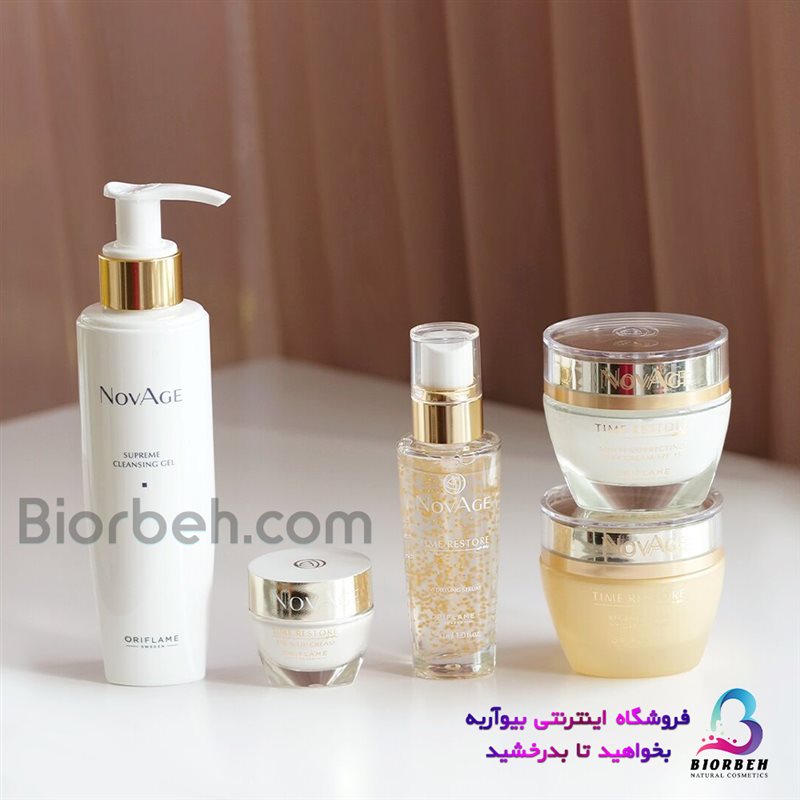 ست ضدپیری تایم ریستور ناویج اوریفلیم 4 Oriflame Time Restore Anti-Aging Set Code 31774
