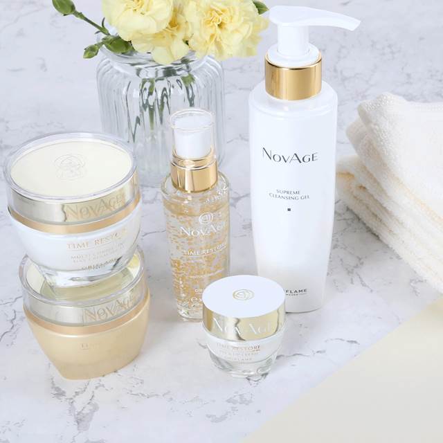 ست ضدپیری تایم ریستور ناویج اوریفلیم 5 Oriflame Time Restore Anti-Aging Set Code 31774