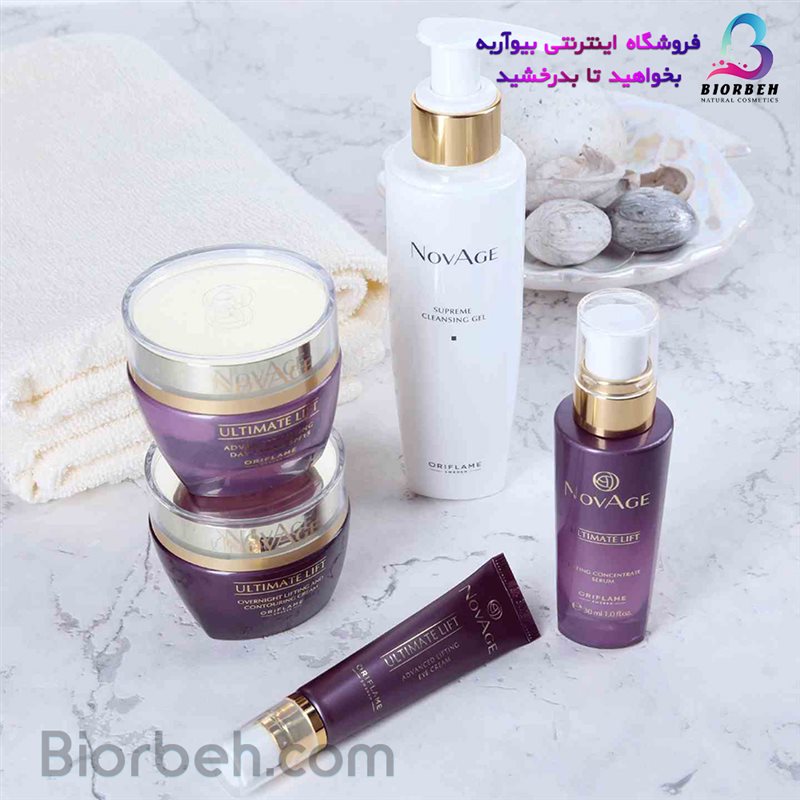پکیج نوایج اوریفلیم ست کامل محصولات ضد پیری لیفتینگ Novage 5 Oriflame Novage package complete set of Novage 5 anti-aging lifting products