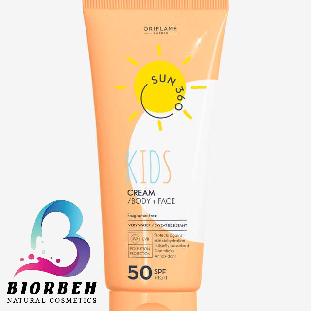 کرم ضدآفتاب صورت و بدن کودکان سان 360 Spf50 34896 2 کرم ضدآفتاب صورت و بدن کودکان
