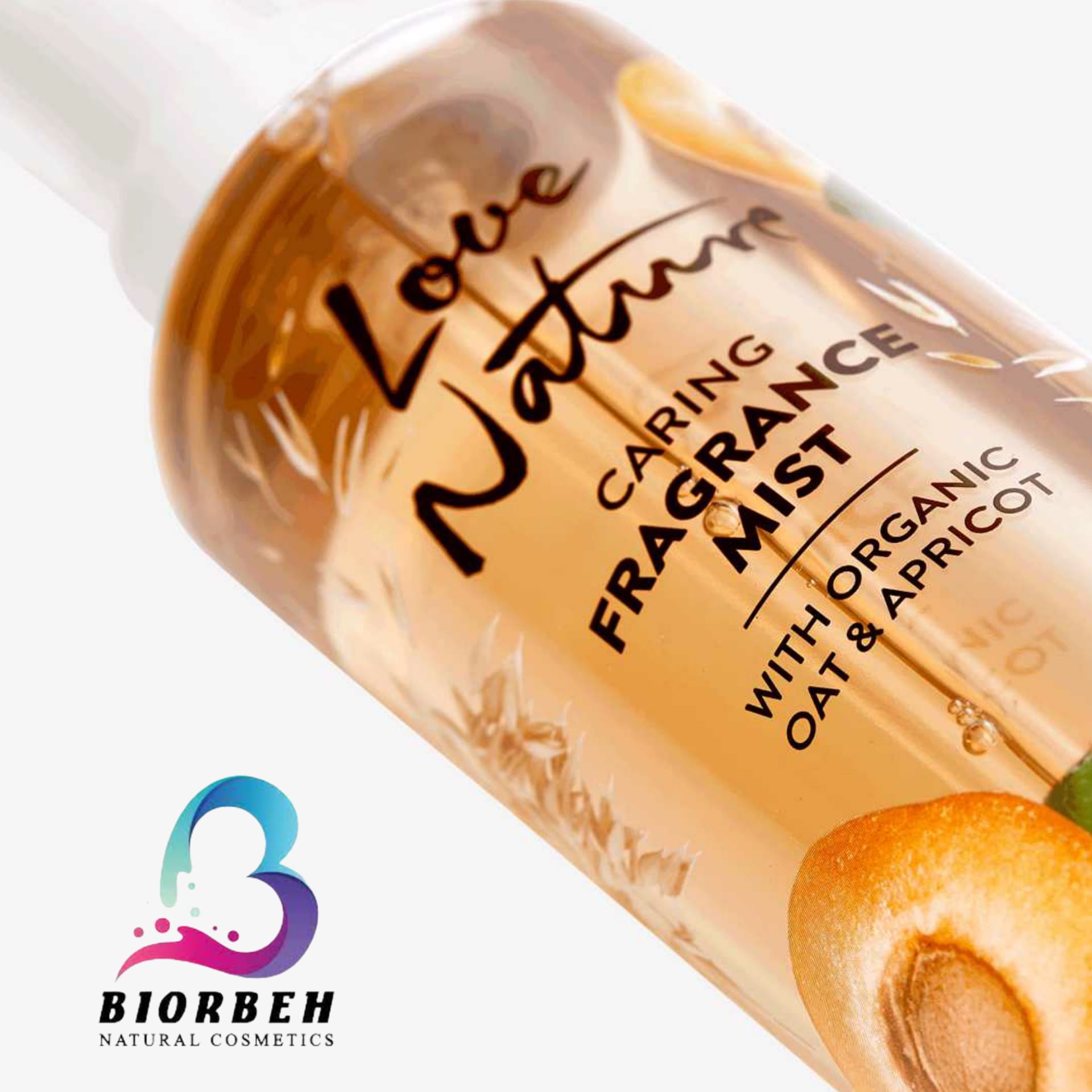 Barley and Apricot Launiture Mist4 اسپری بدن جو و زردآلو،اسپری بدن جو و زردآلو اوریفلیم،اسپری بدن جو و زردآلو لاونیچر