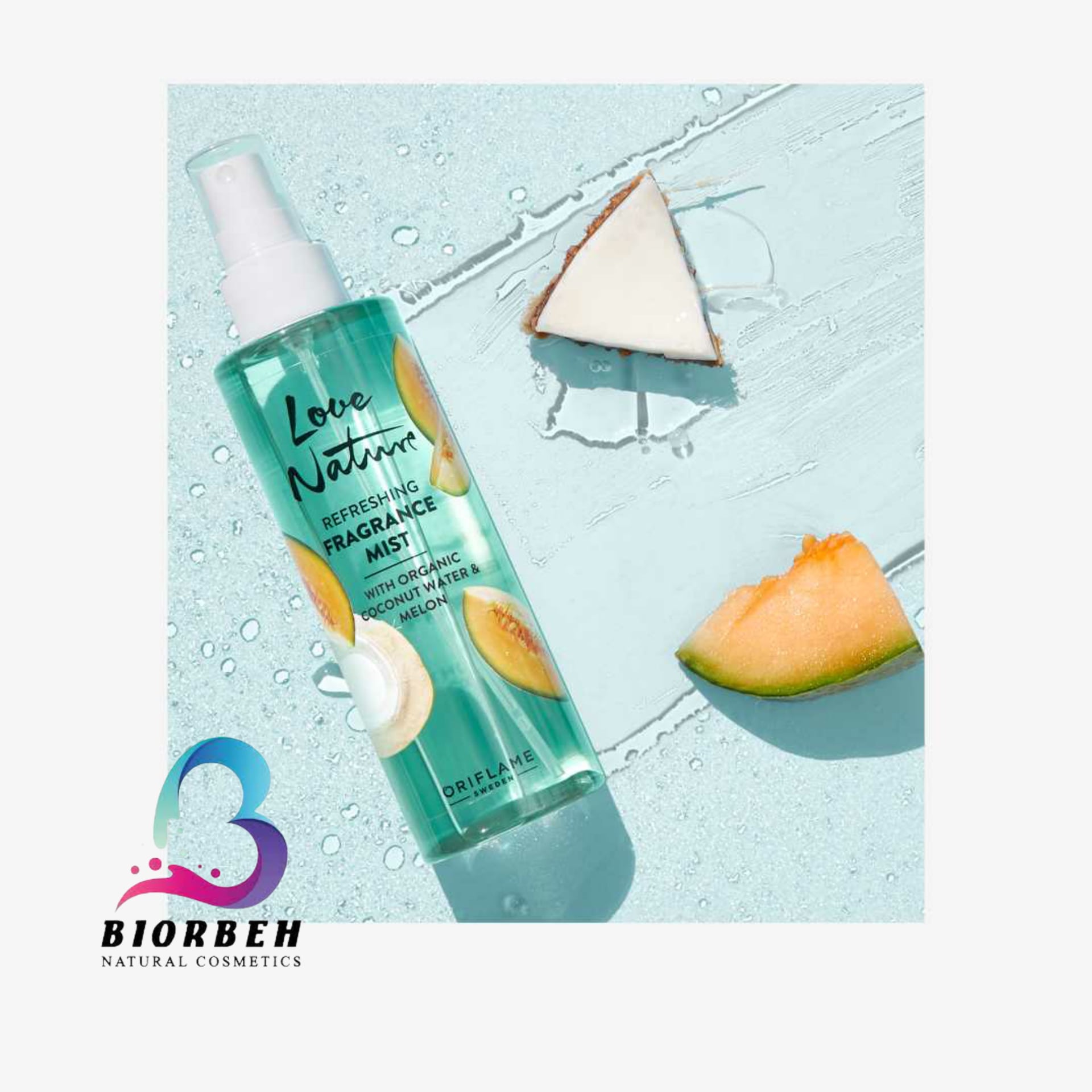 Coconut and Melon Launicher Aromatic Mist3 میست میوه ای آب نارگیل و خربزه،میست میوه ای آب نارگیل و خربزه اوریفلیم،میست میوه ای آب نارگیل و خربزه لاونیچر