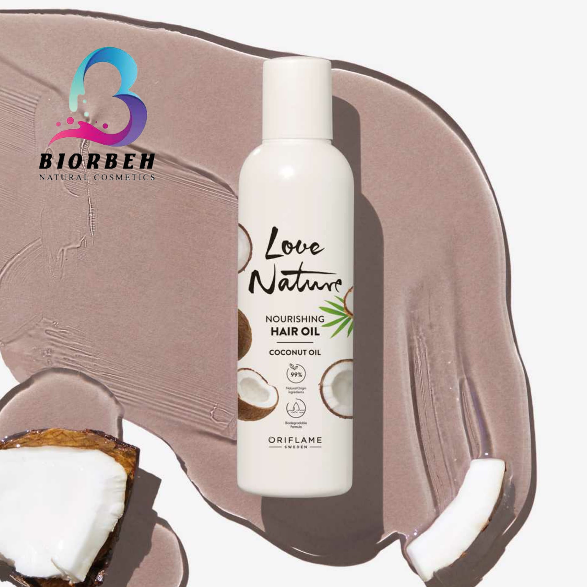 روغن مو لاونیچر با ترکیبات نارگیل و جو