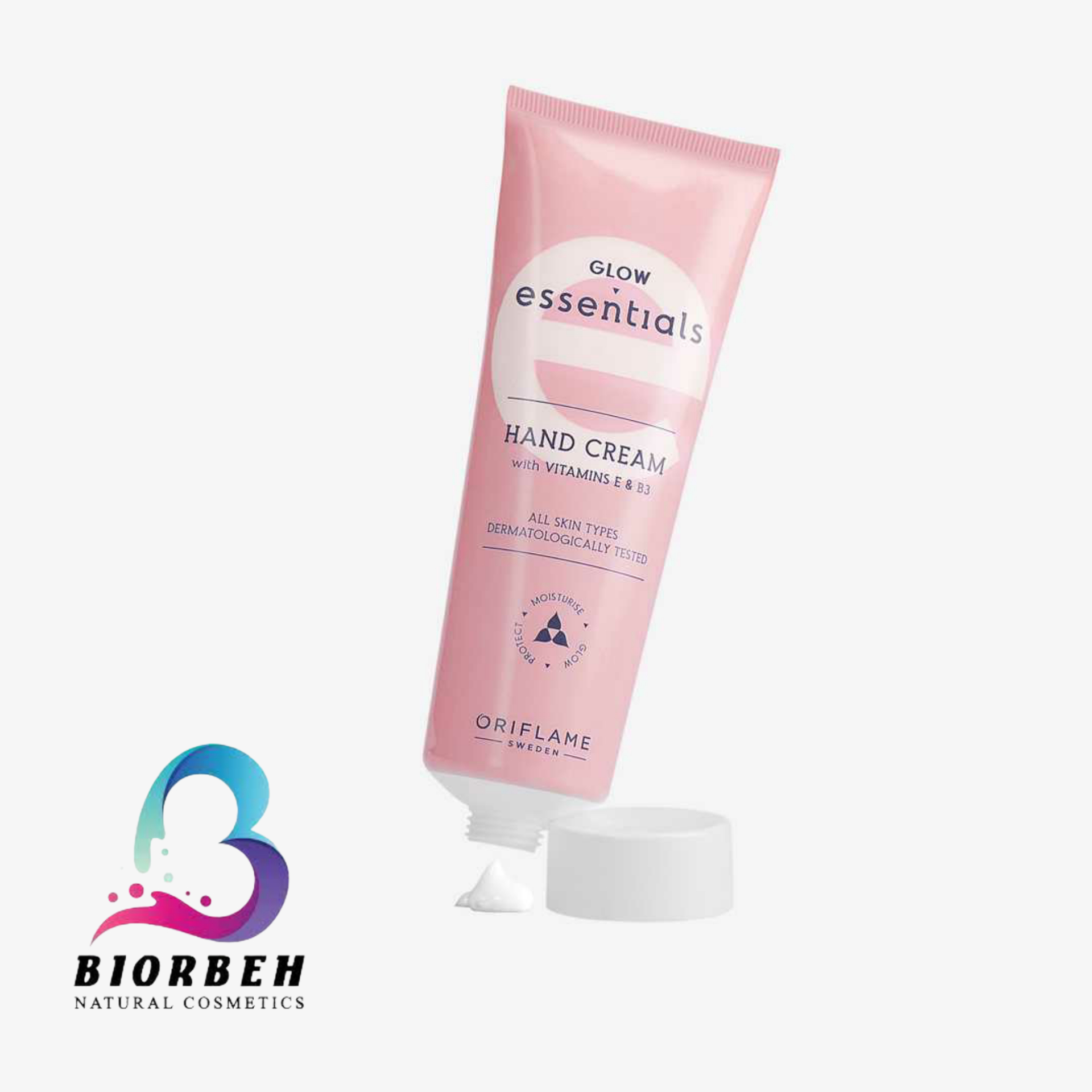 کرم دست حاوی ویتامین E&B3، کرم مرطوب کننده و مغذی دست با ویتامین E و B3