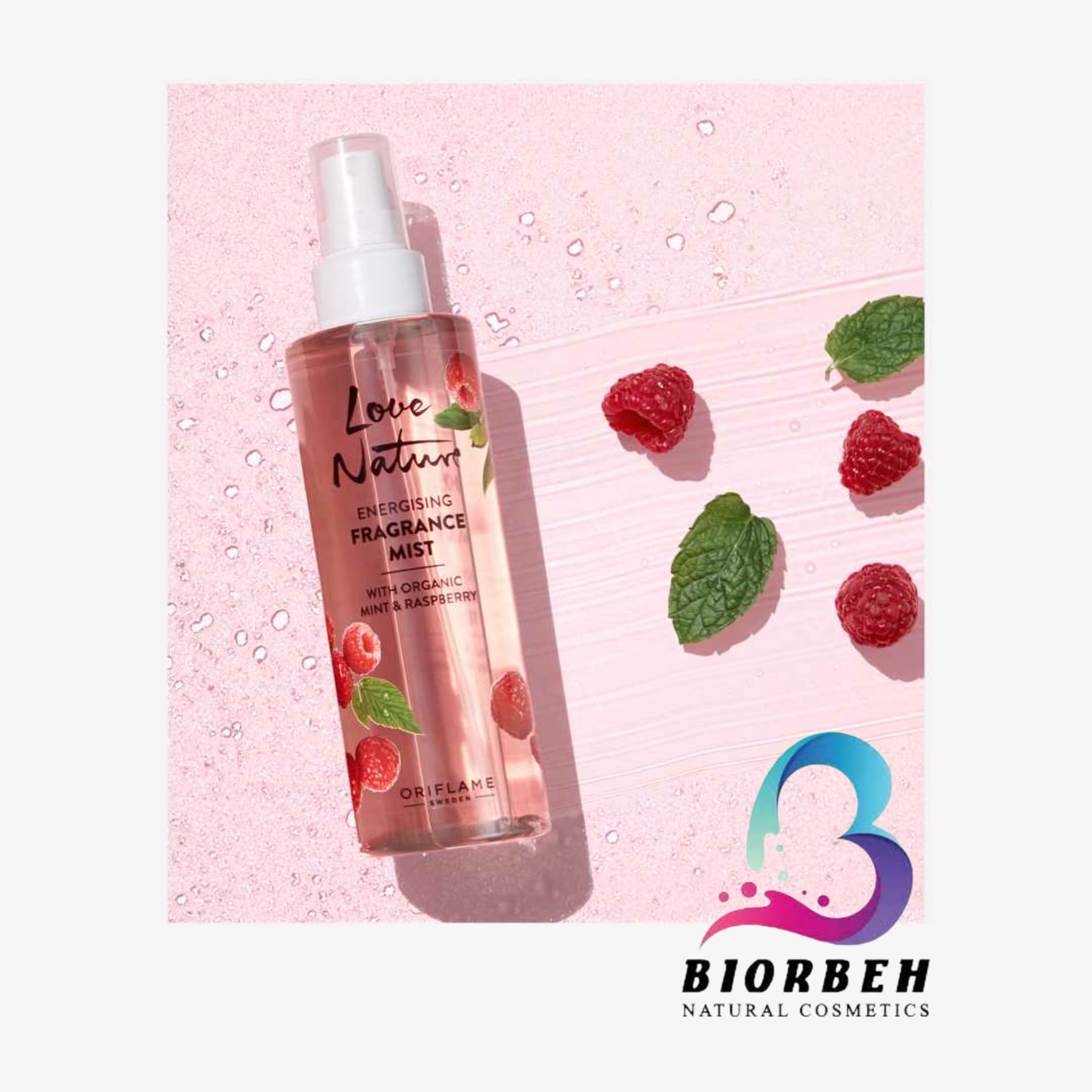 3 اسپری بدن اوریفلیم 43954 اسپری بدن نعناع و تمشک لاونیچر اوریفلیم|