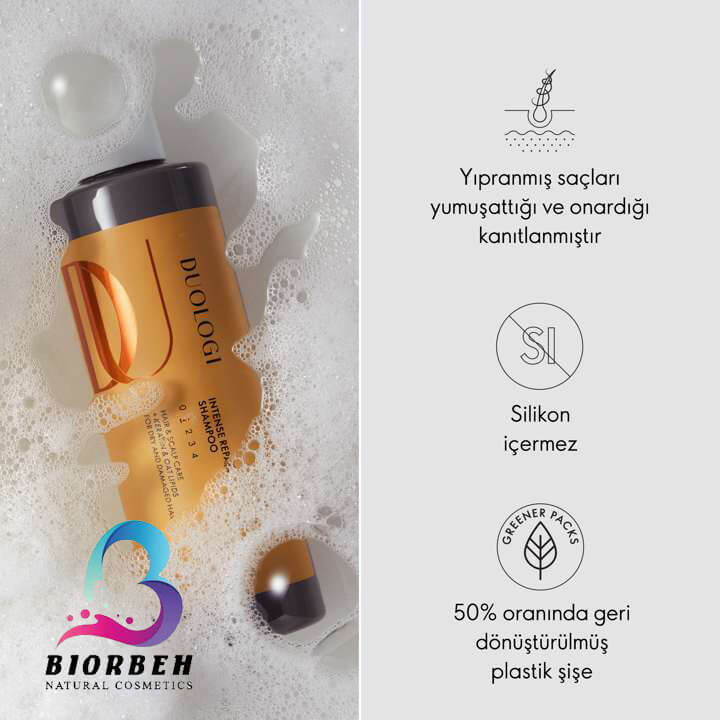 DUOLOGI Intensive Repair Shampoo 44960-4 ترمیم کننده فوری مو اوریفلیم 44960، نرم کننده قوی مو 44960