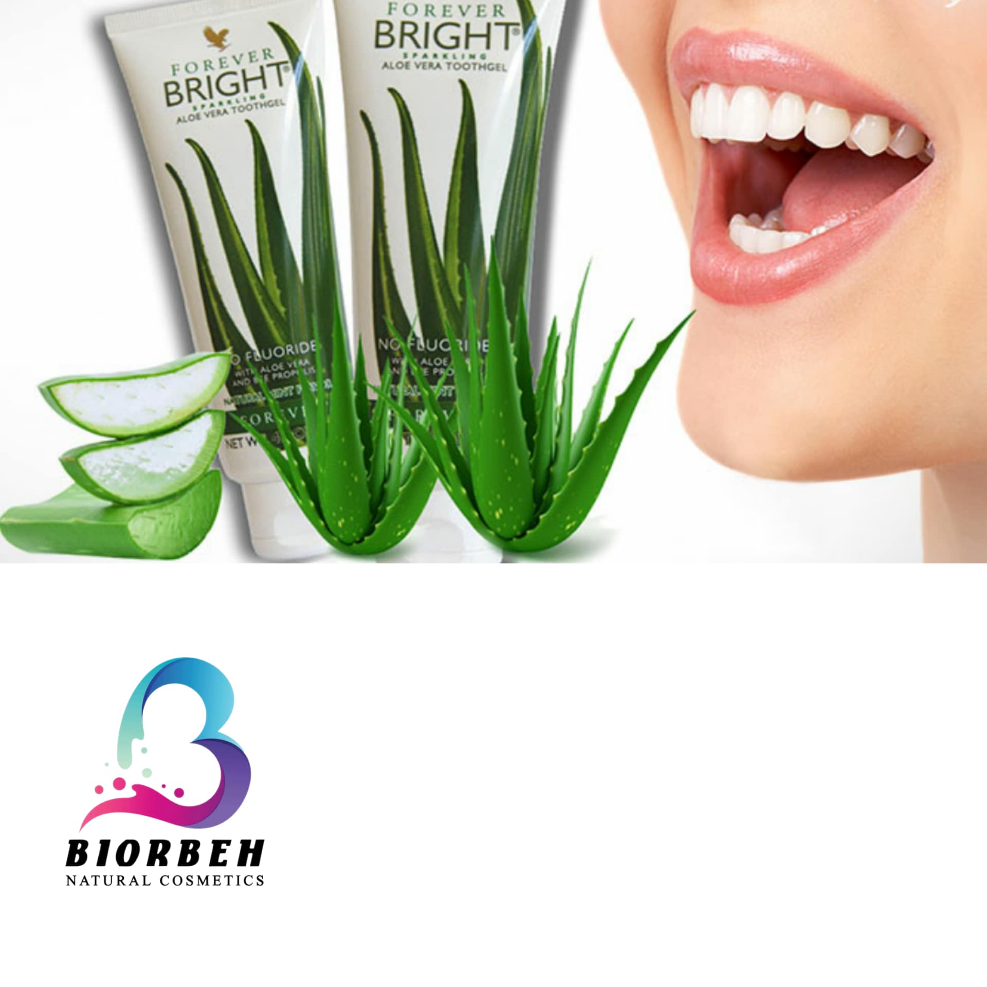 Forever toothpaste ۴ خمیردندان ژله ای فوراور|خمیر دندان فوراور با خواص آلوئه ورا خالص و عسل|