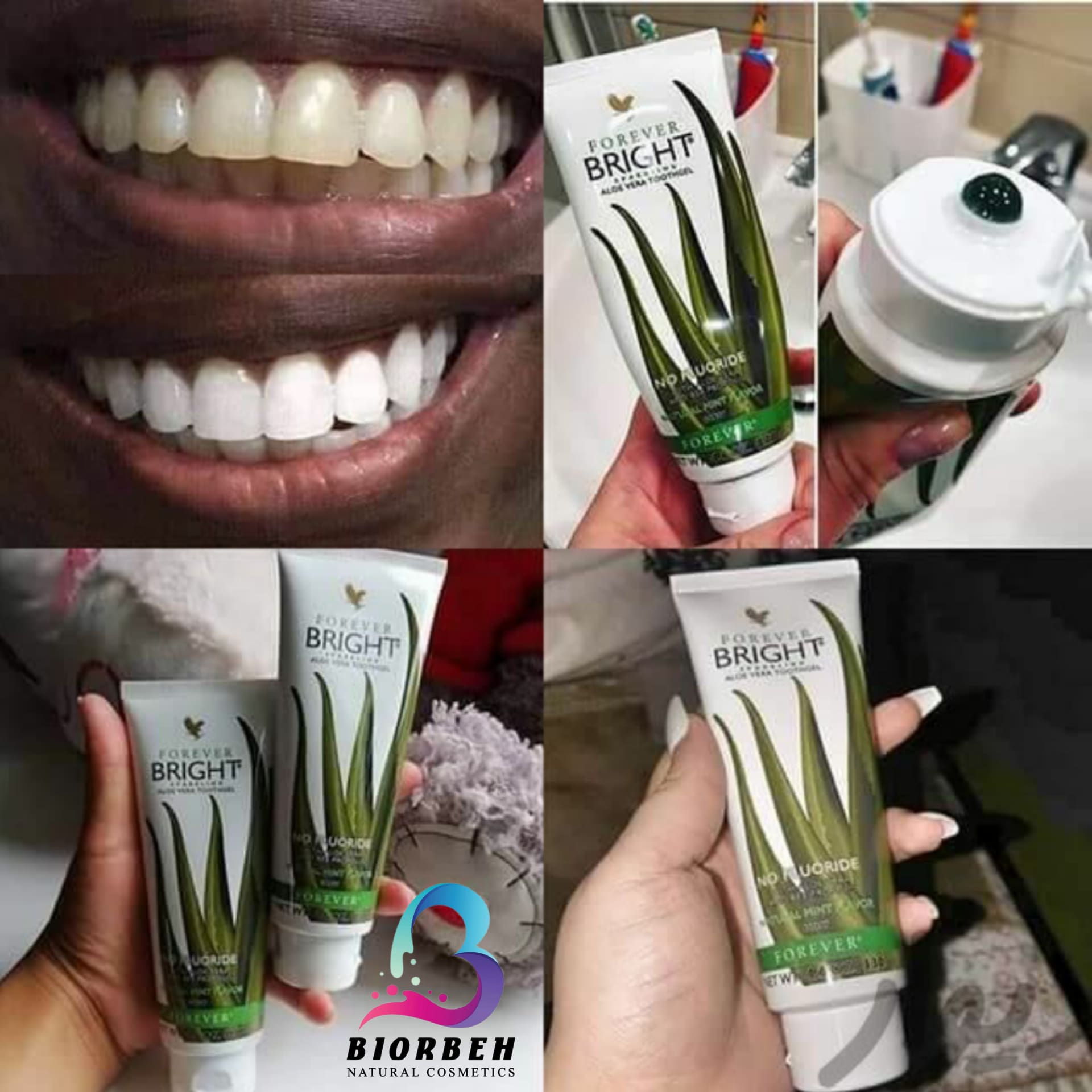 Forever toothpaste ۶ خمیر دندان بدون فلوراید فوراور|خمیردندان فوراور فاقد فلوراید|