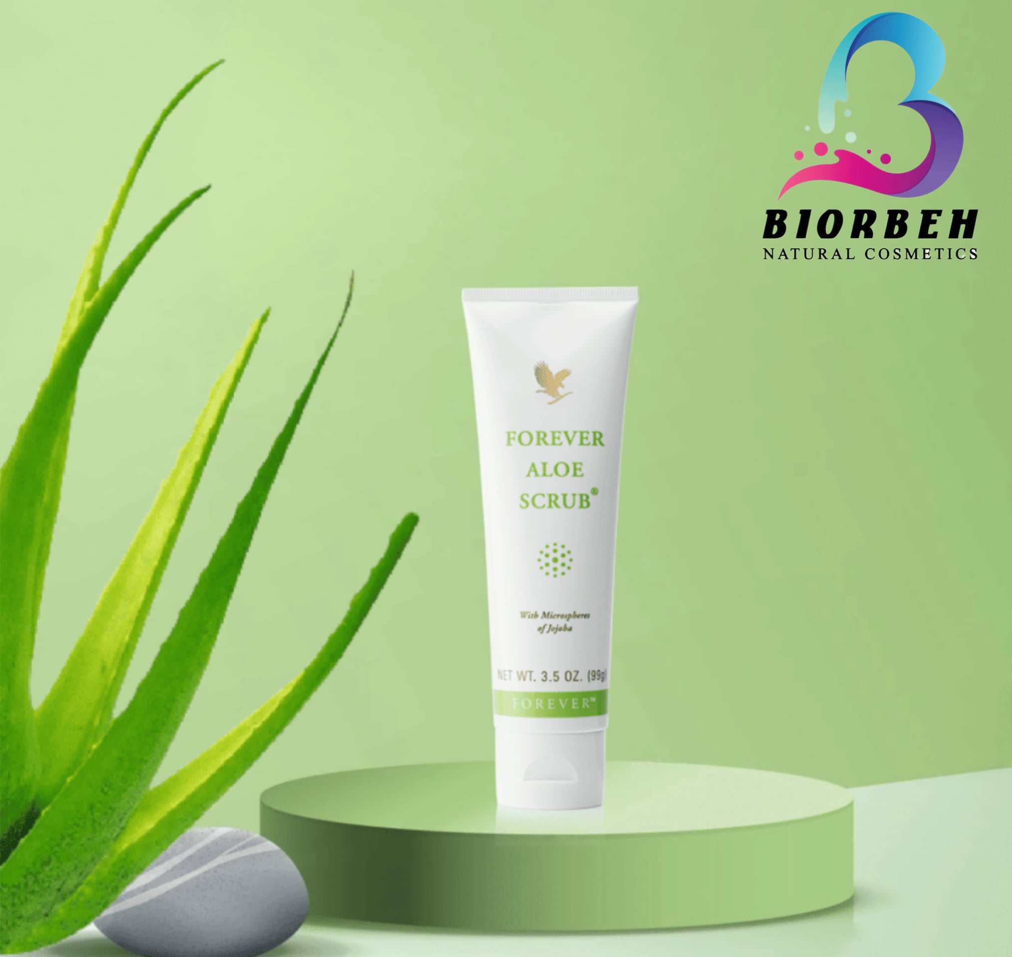 Forever Aloe Scrub۲ اسکراب آلوئه ورا فوراور|اسکراب آمریکایی فوراور|