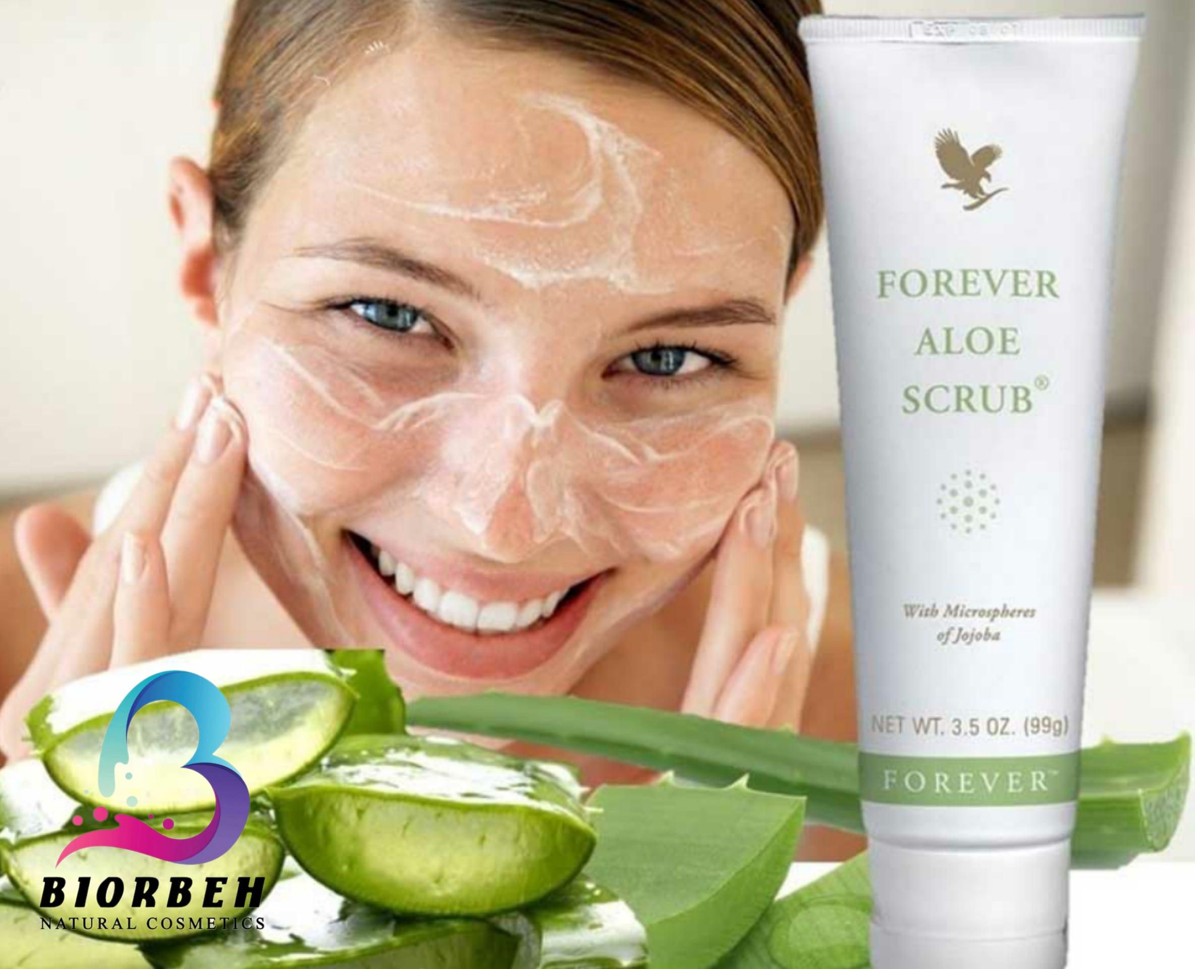 Forever Aloe Scrub۴ اسکراب آلوئه ورا فوراور|اسکراب آمریکایی فوراور|